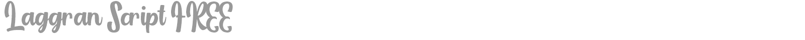 Laggran Script font preview